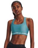 Under Armour Women's Armour Mid Crossback Sports Bra Blue LG