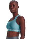 Under Armour Women's Armour Mid Crossback Sports Bra Blue LG
