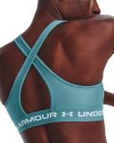 Under Armour Women's Armour Mid Crossback Sports Bra Blue LG