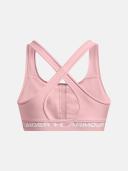 Under Armour Women's Armour Mid Crossback Sports Bra Pink MD