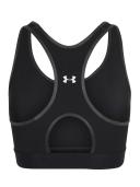Under Armour Women's Armour Mid Keyhole Graphic Sports Bra - Black/Jet Grey XL