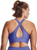 Under Armour Women's Crossback Longline Sports Bra Blue MD