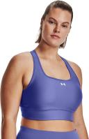 Under Armour Women's Crossback Longline Sports Bra Blue MD