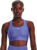 Under Armour Women's Crossback Longline Sports Bra Blue MD
