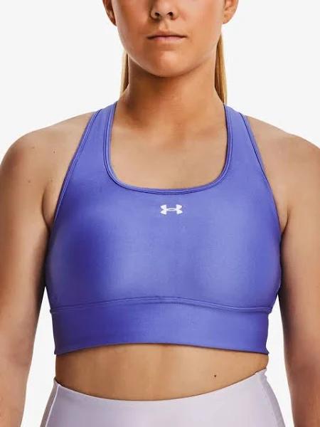 Under Armour Women's Crossback Longline Sports Bra Blue MD
