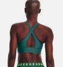 Under Armour Women's Crossback Longline Sports Bra Green SM