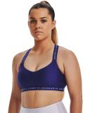 Under Armour Women's Crossback Low Sports Bra Blue LG
