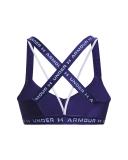 Under Armour Women's Crossback Low Sports Bra Blue LG