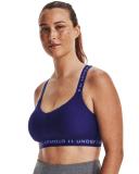 Under Armour Women's Crossback Low Sports Bra Blue LG