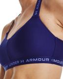 Under Armour Women's Crossback Low Sports Bra Blue LG