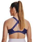 Under Armour Women's Crossback Low Sports Bra Blue LG