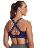 Under Armour Women's Crossback Low Sports Bra Blue LG