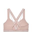 Under Armour Women's Crossback Low Sports Bra (Dash Pink/Dash Pink/White, Size M)