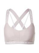 Under Armour Women's Crossback Low Sports Bra (Dash Pink/Dash Pink/White, Size M)