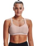 Under Armour Women's Crossback Low Sports Bra (Dash Pink/Dash Pink/White, Size M)
