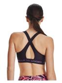 Under Armour Women's Crossback Mid Sports Bra Purple XL