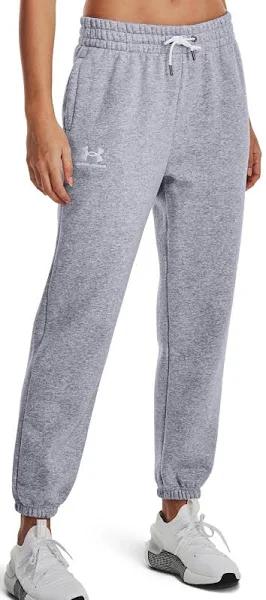 Under Armour Women's Essential Fleece Joggers Gray XXL