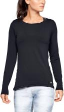 Under Armour Women's HeatGear Armour Long Sleeve Black XS