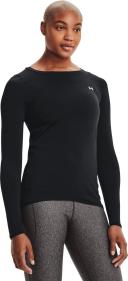Under Armour Women's HeatGear Armour Long Sleeve Black XS
