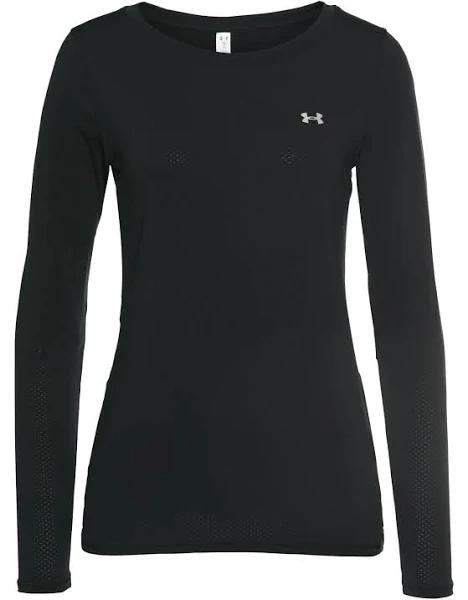 Under Armour Women's HeatGear Armour Long Sleeve Black XS