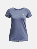Under Armour Women's HeatGear Armour Short Sleeve Purple SM