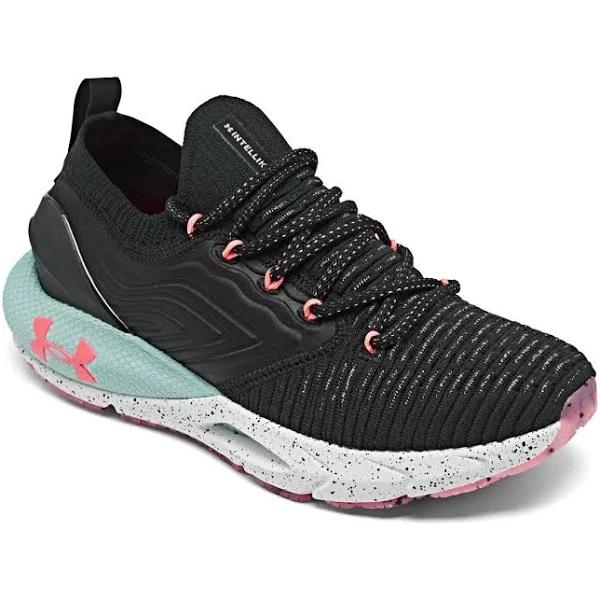 Under Armour Women's HOVR Phantom 2 IntelliKnit Running Shoes Black 6