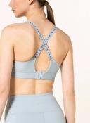 Under Armour Women's Infinity Mid Covered Sports Bra Blue LG
