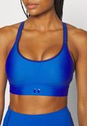 Under Armour Women's Infinity Mid Covered Sports Bra Blue MD
