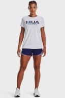 Under Armour Women's Play Up Colorblock Shorts Blue XS