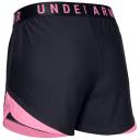 Under Armour - Women's Play Up Shorts 3.0 - Black/Cerise/Cerise - L