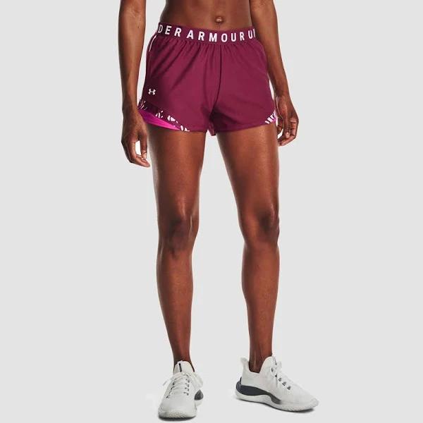 Under Armour - Women's Play Up Shorts 3.0 - Phoenix Fire/Indigo/Indigo - S