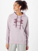 Under Armour - Women's Rival Fleece Logo Hoodie - Mauve Pink/Ash Plum - XS