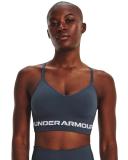 Under Armour Women's Seamless Low Long Sports Bra Gray XL