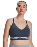 Under Armour Women's Seamless Low Long Sports Bra Gray XL