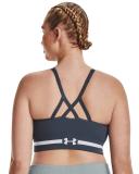 Under Armour Women's Seamless Low Long Sports Bra Gray XL
