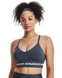 Under Armour Women's Seamless Low Long Sports Bra Gray XL