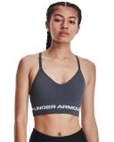 Under Armour Women's Seamless Low Long Sports Bra Gray XL