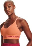 Under Armour Women's Seamless Low Long Sports Bra Orange MD