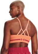 Under Armour Women's Seamless Low Long Sports Bra Orange XL