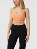 Under Armour Women's Seamless Low Long Sports Bra Orange XL