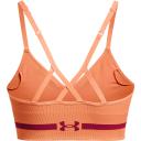 Under Armour Women's Seamless Low Long Sports Bra Orange XL