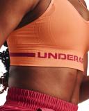 Under Armour Women's Seamless Low Long Sports Bra Orange XL