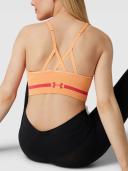 Under Armour Women's Seamless Low Long Sports Bra Orange XL