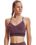 Under Armour Women's Seamless Low Long Sports Bra Purple XL