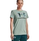 Under Armour Women's Sportstyle Graphic Short Sleeve Gray SM