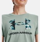 Under Armour Women's Sportstyle Graphic Short Sleeve Gray SM