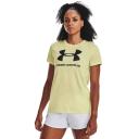 Under Armour Womens Sportstyle Logo Tee Yellow XL @ Rebel Active