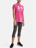 Under Armour Women's Sportstyle Graphic Short Sleeve Pink XS