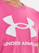 Under Armour Women's Sportstyle Graphic Short Sleeve Pink XS