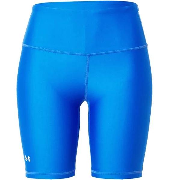 Under Armour Women's HeatGear Bike Shorts Blue LG